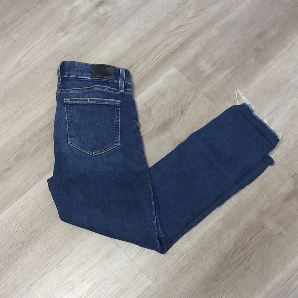 Paige Skinny Raw Hem Jeans